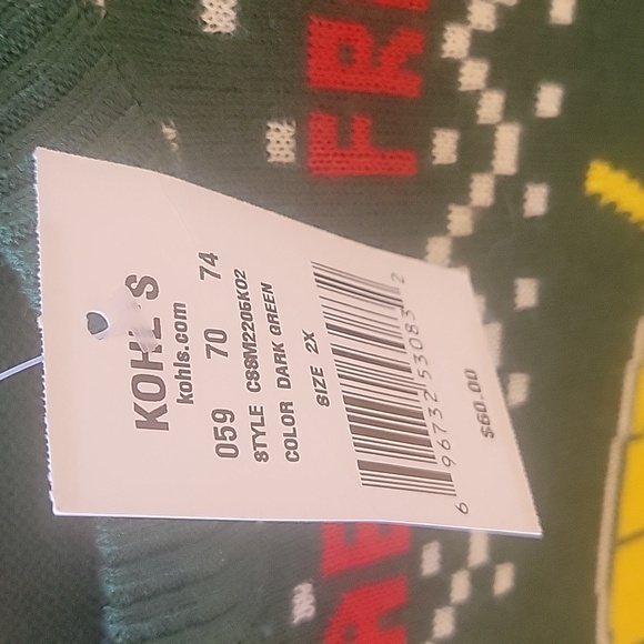 A Christmas Story Leg Lamp "Ugly Christmas Sweater" XXL new with tags - Picture 2 of 5